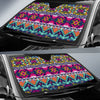 Indian Navajo Color Themed Design Print Car Sun Shade For Windshield