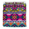 Indian Navajo Color Themed Design Print Duvet Cover Bedding Set
