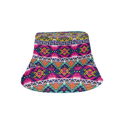 Indian Navajo Color Themed Design Print Unisex Bucket Hat