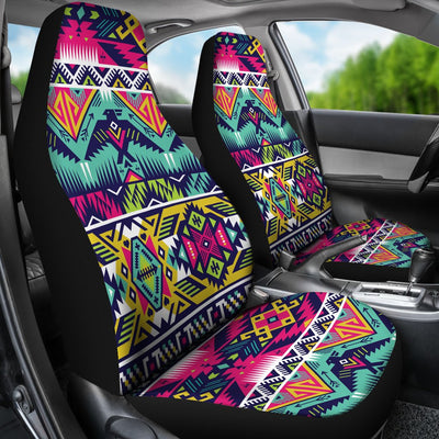 Indian Navajo Color Themed Design Print Universal Fit Car Seat Covers