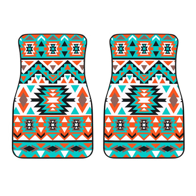 Indian Navajo Ethnic Themed Design Print Car Floor Mats