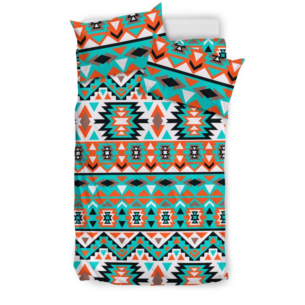 Indian Navajo Ethnic Themed Design Print Duvet Cover Bedding Set