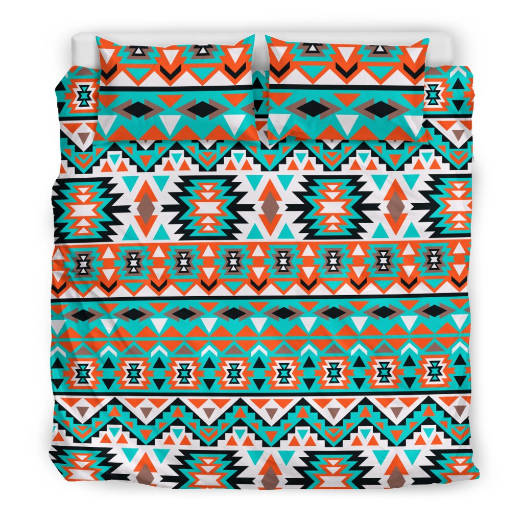Indian Navajo Ethnic Themed Design Print Duvet Cover Bedding Set