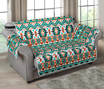 Indian Navajo Ethnic Themed Design Print Loveseat Sofa Protector-JTAMIGO.COM