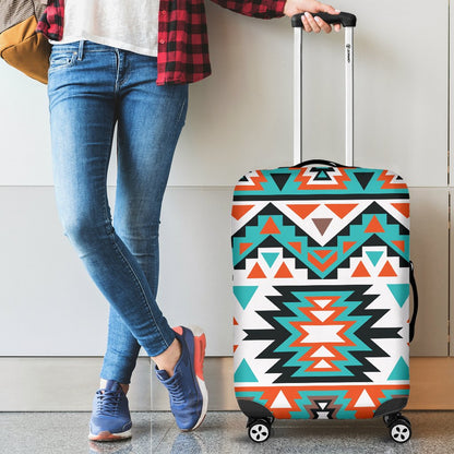 Indian Navajo Ethnic Themed Design Print Luggage Cover Protector