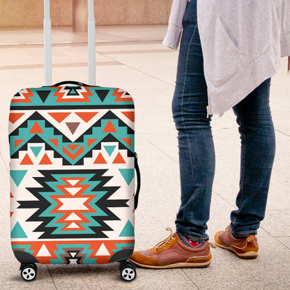 Indian Navajo Ethnic Themed Design Print Luggage Cover Protector