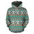 Indian Navajo Ethnic Themed Design Print Pullover Hoodie