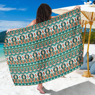 Indian Navajo Ethnic Themed Design Print Sarong Pareo Wrap