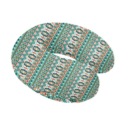 Indian Navajo Ethnic Themed Design Print U-Shaped Travel Neck Pillow-JTAMIGO.COM