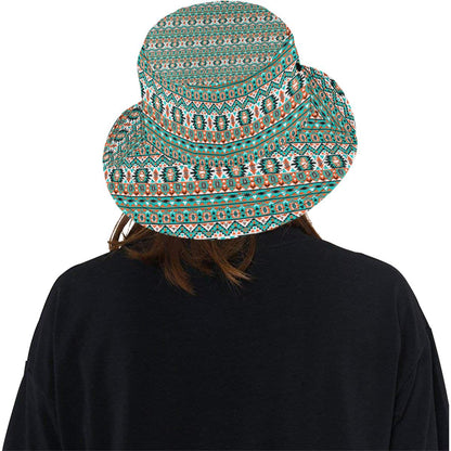 Indian Navajo Ethnic Themed Design Print Unisex Bucket Hat