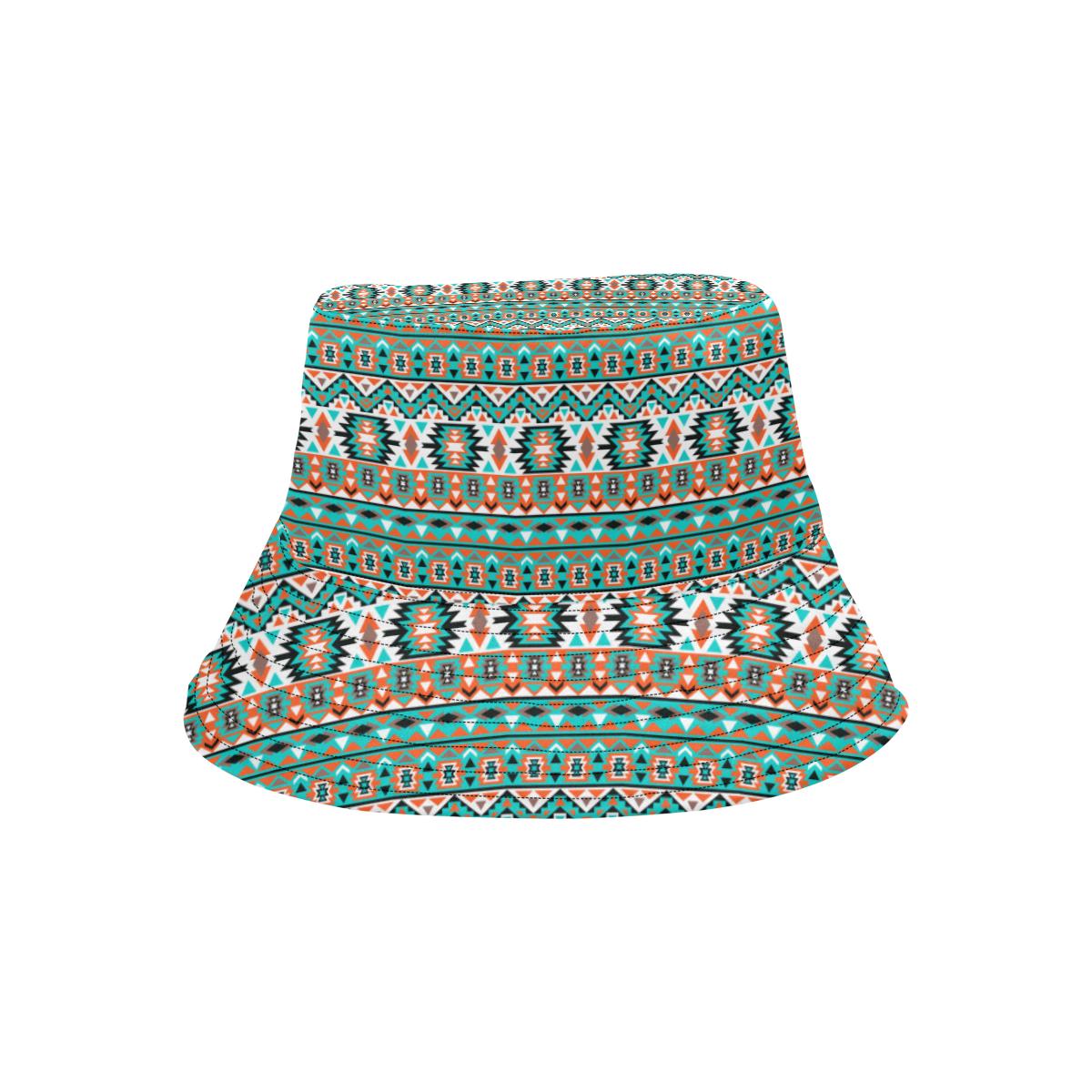 Indian Navajo Ethnic Themed Design Print Unisex Bucket Hat