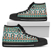 Indian Navajo Ethnic Themed Design Print Women High Top Shoes