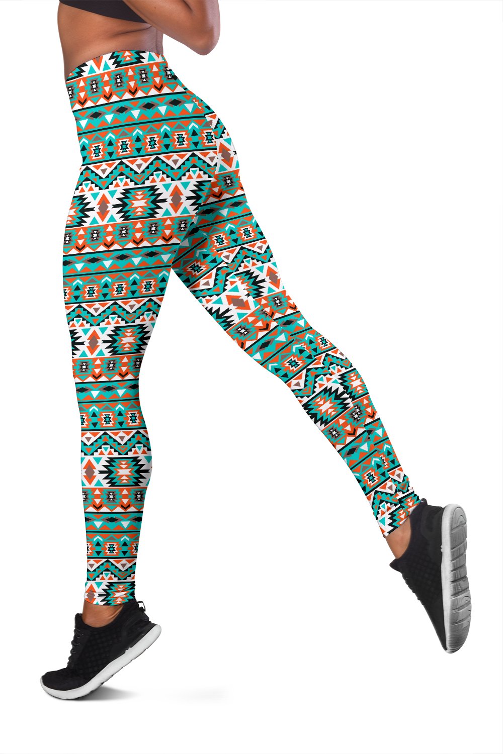 Indian Navajo Ethnic Themed Design Print Women Leggings