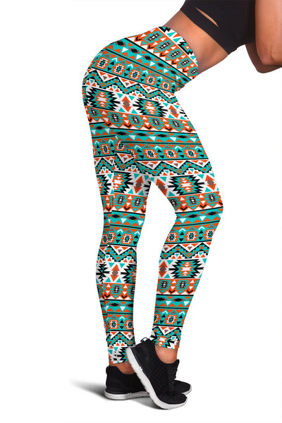 Indian Navajo Ethnic Themed Design Print Women Leggings