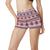 Indian Navajo Neon Themed Design Print High Waisted Spandex Shorts-JTAMIGO.COM