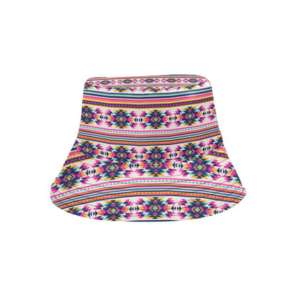 Indian Navajo Neon Themed Design Print Unisex Bucket Hat