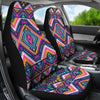 Indian Navajo Pink Themed Design Print Universal Fit Car Seat Covers