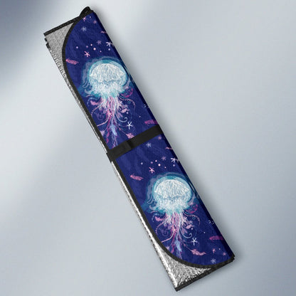 Jellyfish Cute Design Car Sun Shade For Windshield