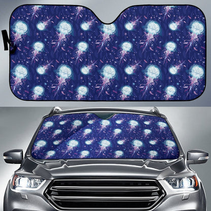 Jellyfish Cute Design Car Sun Shade For Windshield