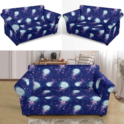 Jellyfish Cute Design Loveseat Slipcover-JTAMIGO.COM