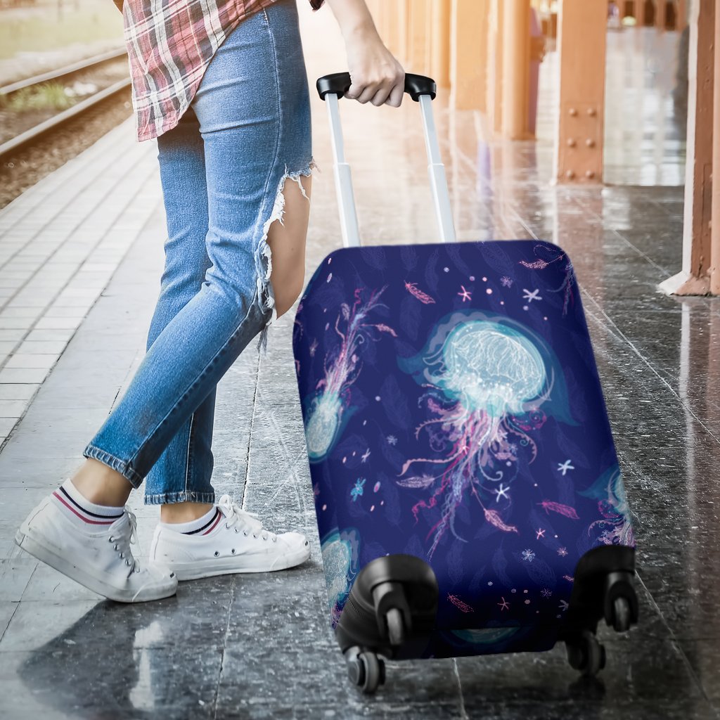 Jellyfish Cute Design Luggage Cover Protector