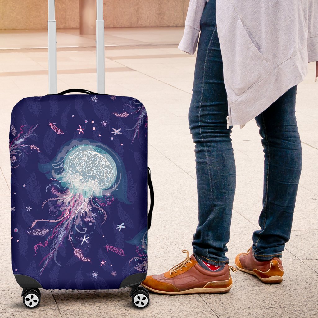 Jellyfish Cute Design Luggage Cover Protector