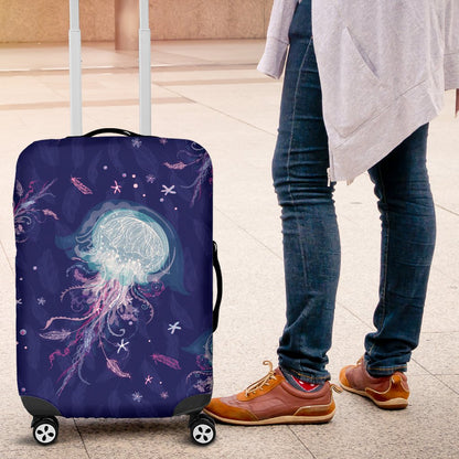 Jellyfish Cute Design Luggage Cover Protector