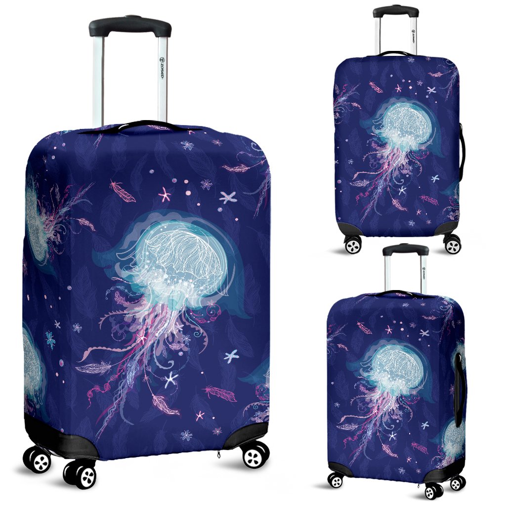 Jellyfish Cute Design Luggage Cover Protector