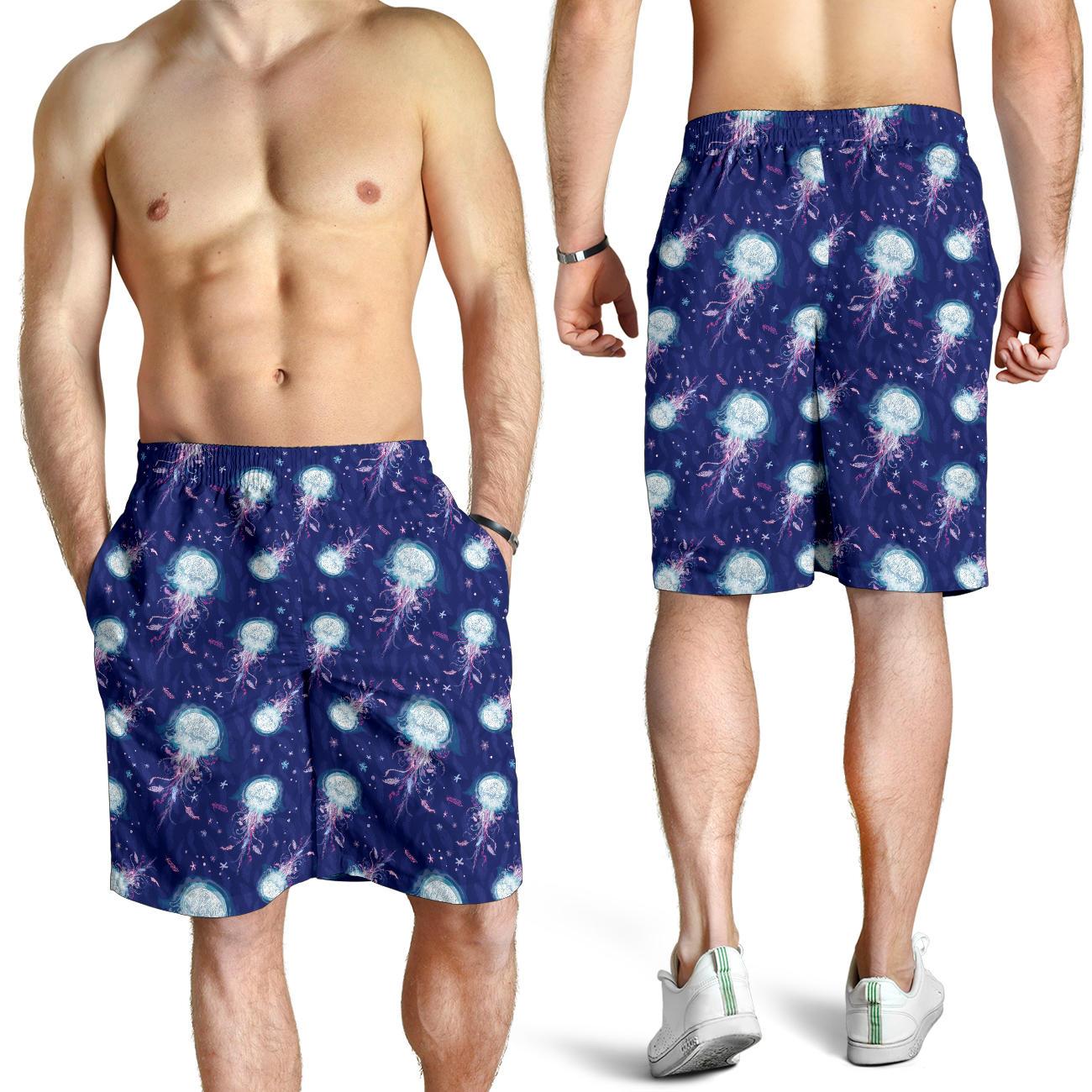 Jellyfish Cute Design Mens Shorts-JTAMIGO.COM