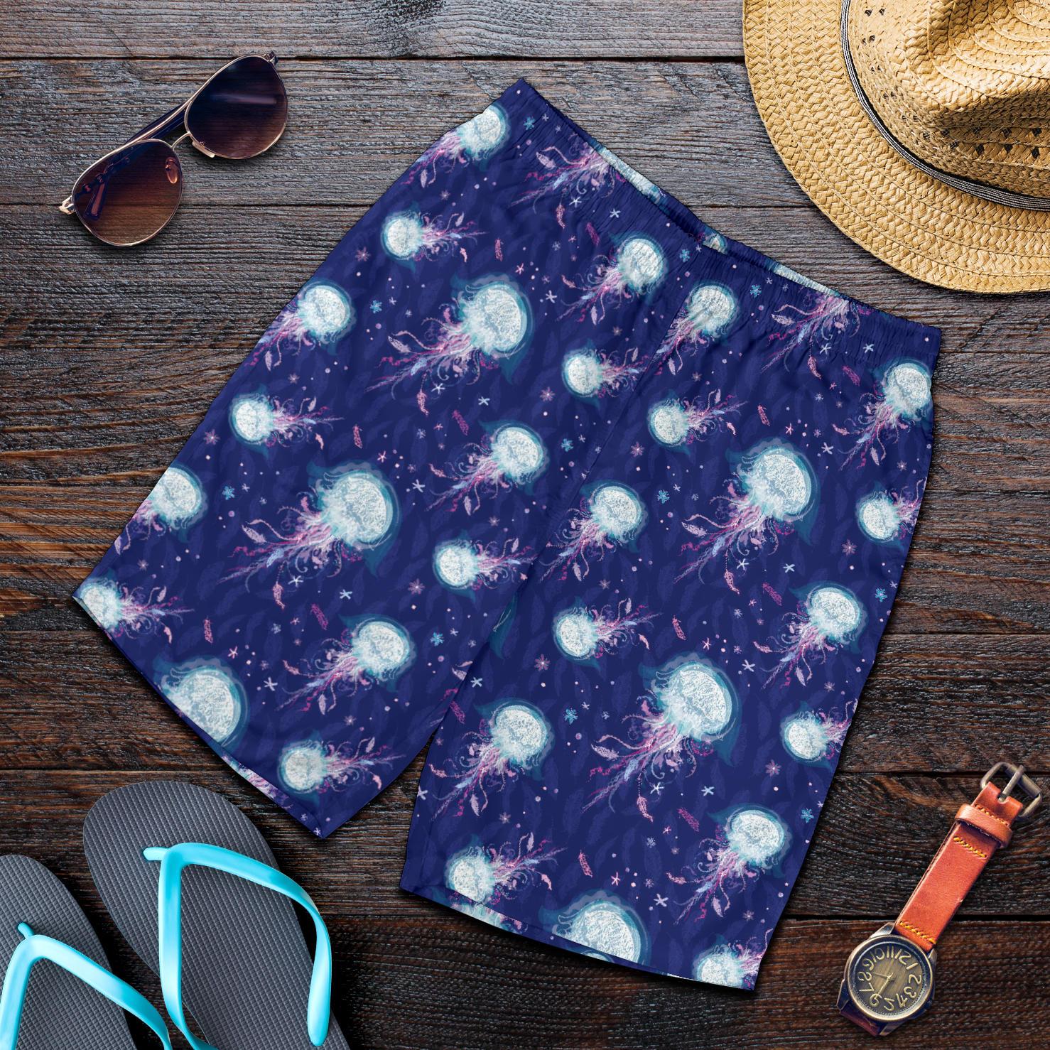 Jellyfish Cute Design Mens Shorts-JTAMIGO.COM