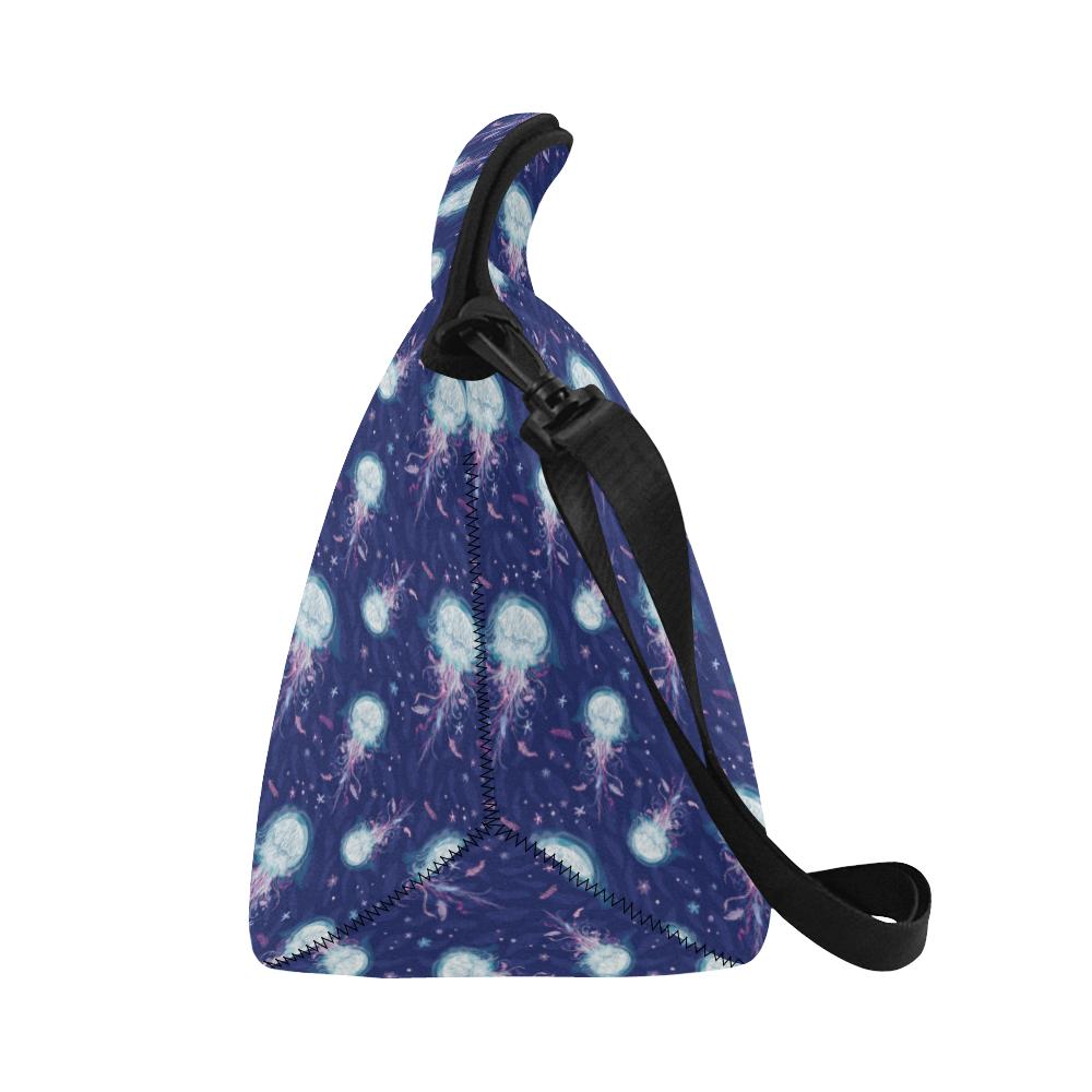 Jellyfish Cute Design Neoprene Lunch Bag (Model 1669)(Large)-JTAMIGO.COM