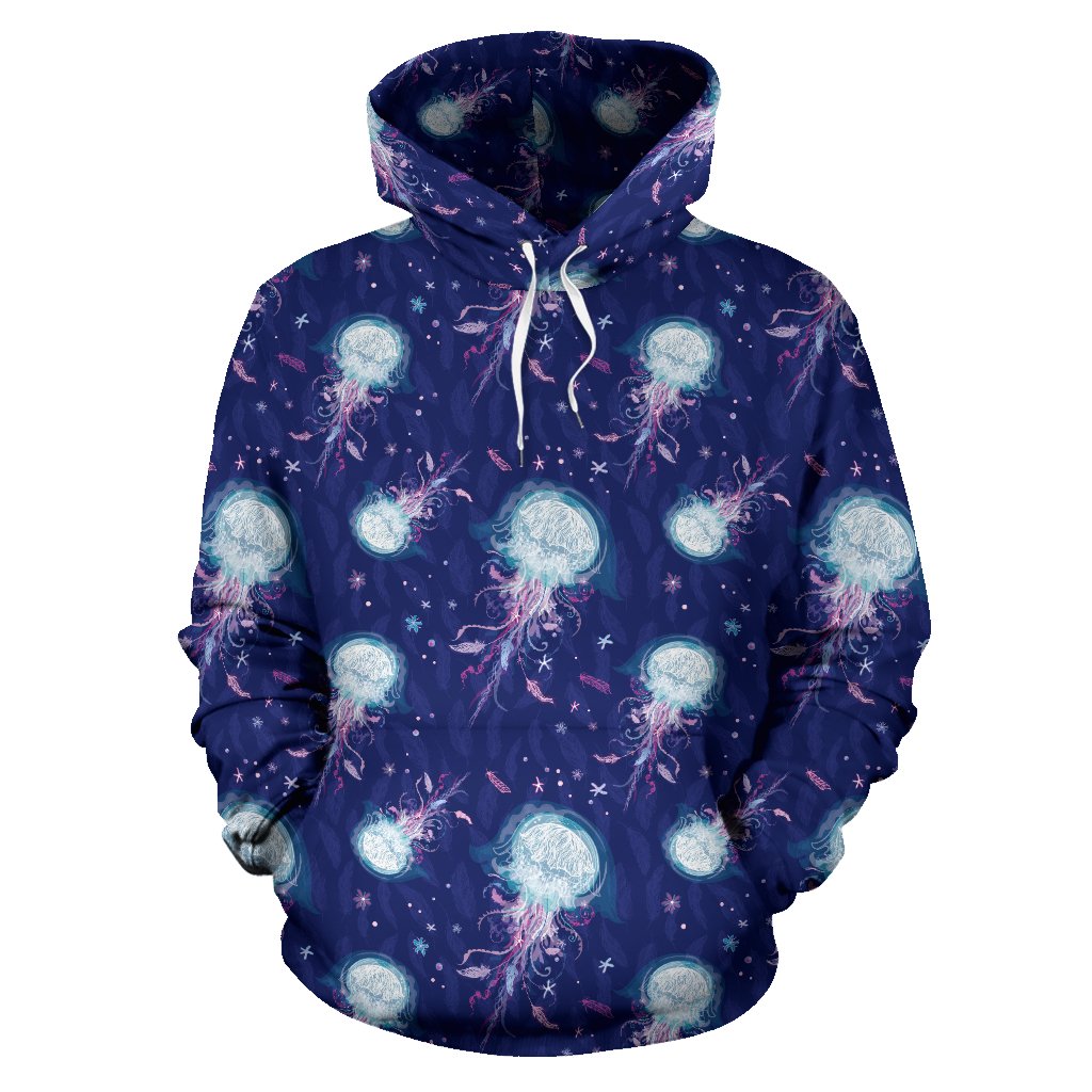 Jellyfish Cute Design Pullover Hoodie