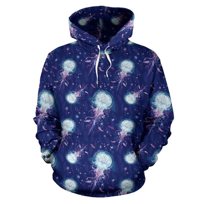 Jellyfish Cute Design Pullover Hoodie