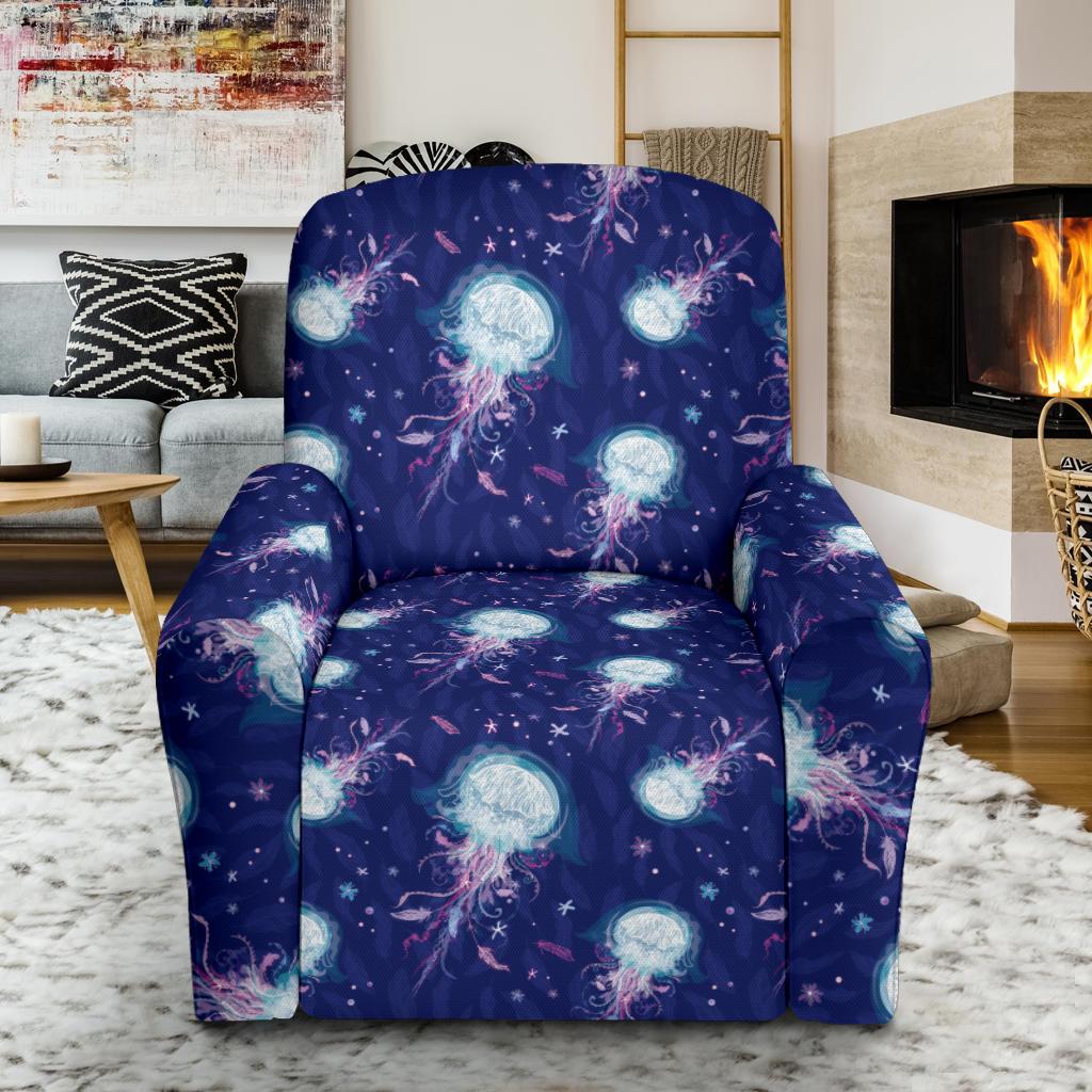 Jellyfish Cute Design Single Sofa Slipcover -JTAMIGO.COM