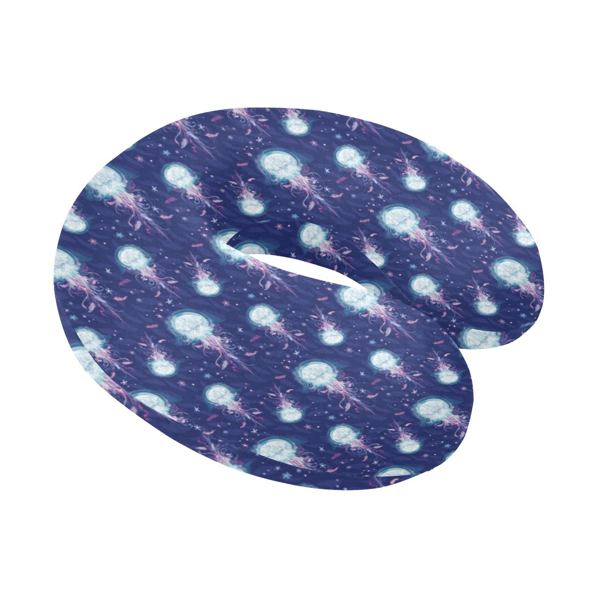 Jellyfish Cute Design U-Shaped Travel Neck Pillow-JTAMIGO.COM