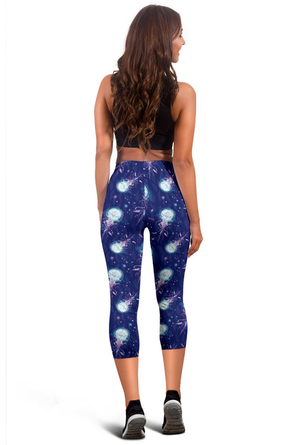 Jellyfish Cute Design Women Capris