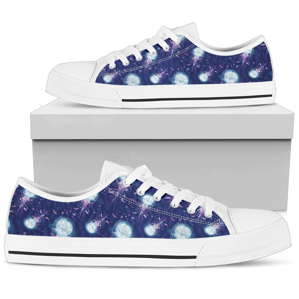 Jellyfish Cute Design Women Low Top Shoes