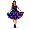 Jellyfish Neon Print Sleeveless Dress