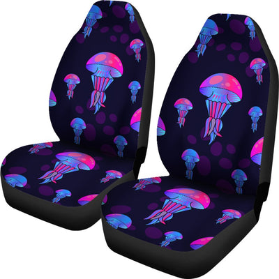 Jellyfish Neon Print Universal Fit Car Seat Covers