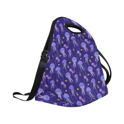 Jellyfish Style Print Neoprene Lunch Bag (Model 1669)(Large)-JTAMIGO.COM