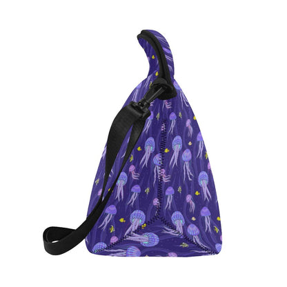 Jellyfish Style Print Neoprene Lunch Bag (Model 1669)(Large)-JTAMIGO.COM