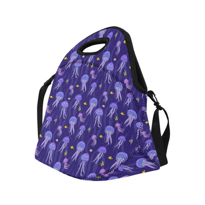 Jellyfish Style Print Neoprene Lunch Bag (Model 1669)(Large)-JTAMIGO.COM