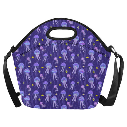 Jellyfish Style Print Neoprene Lunch Bag (Model 1669)(Large)-JTAMIGO.COM
