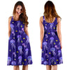 Jellyfish Style Print Sleeveless Dress