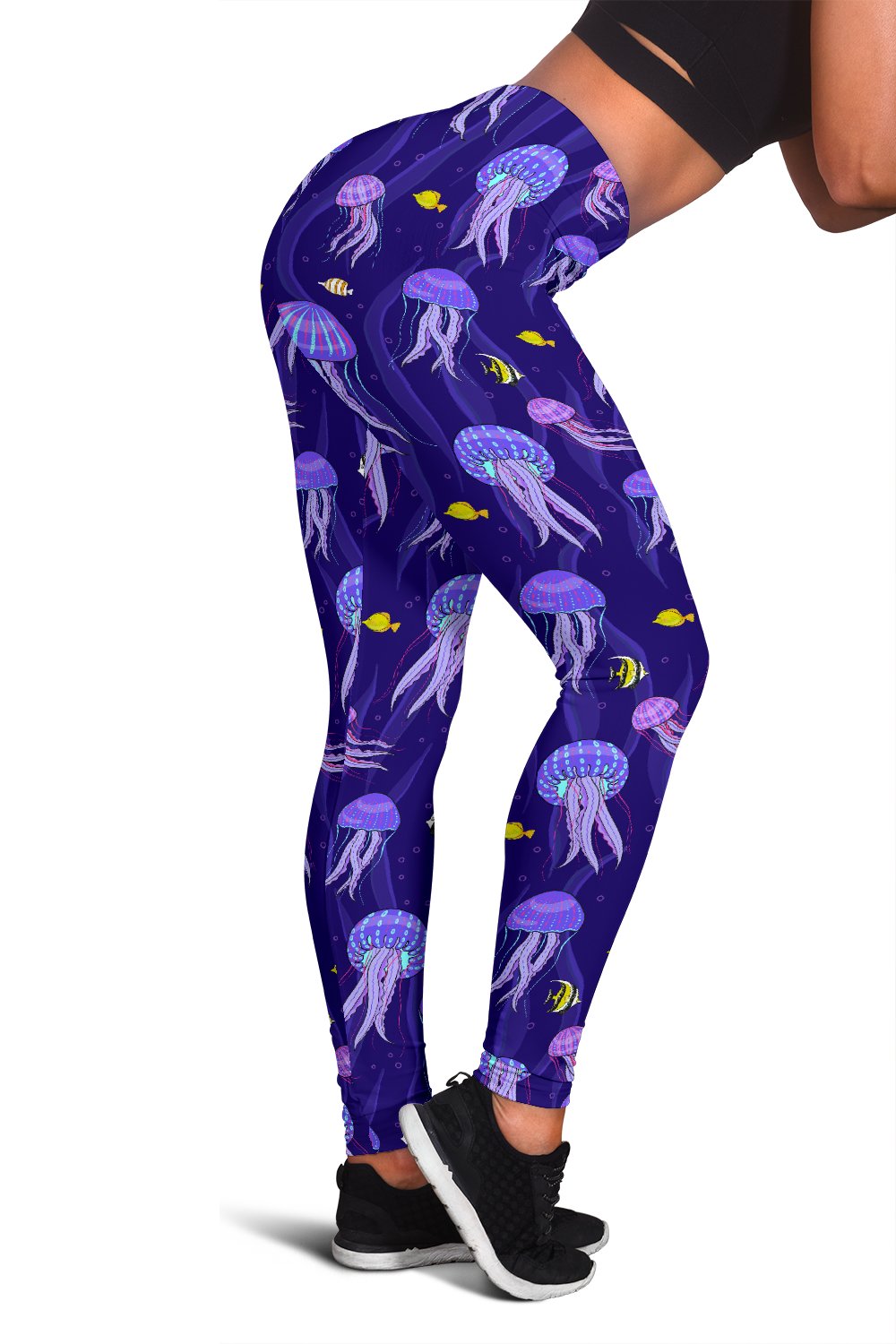Jellyfish Style Print Women Leggings