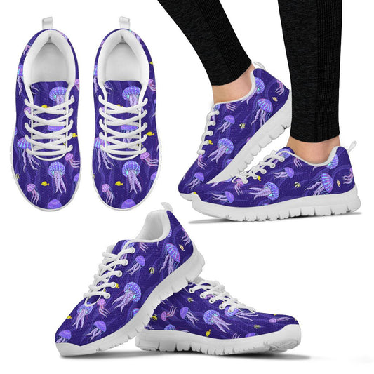 Jellyfish Style Print Women Sneakers Shoes