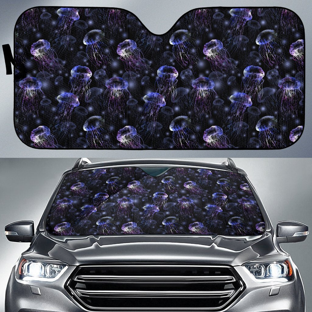 Jellyfish Themed Car Sun Shade For Windshield