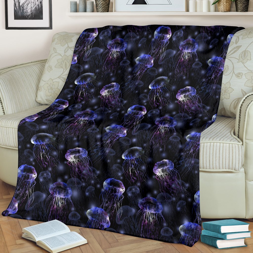 Jellyfish Themed Fleece Blanket