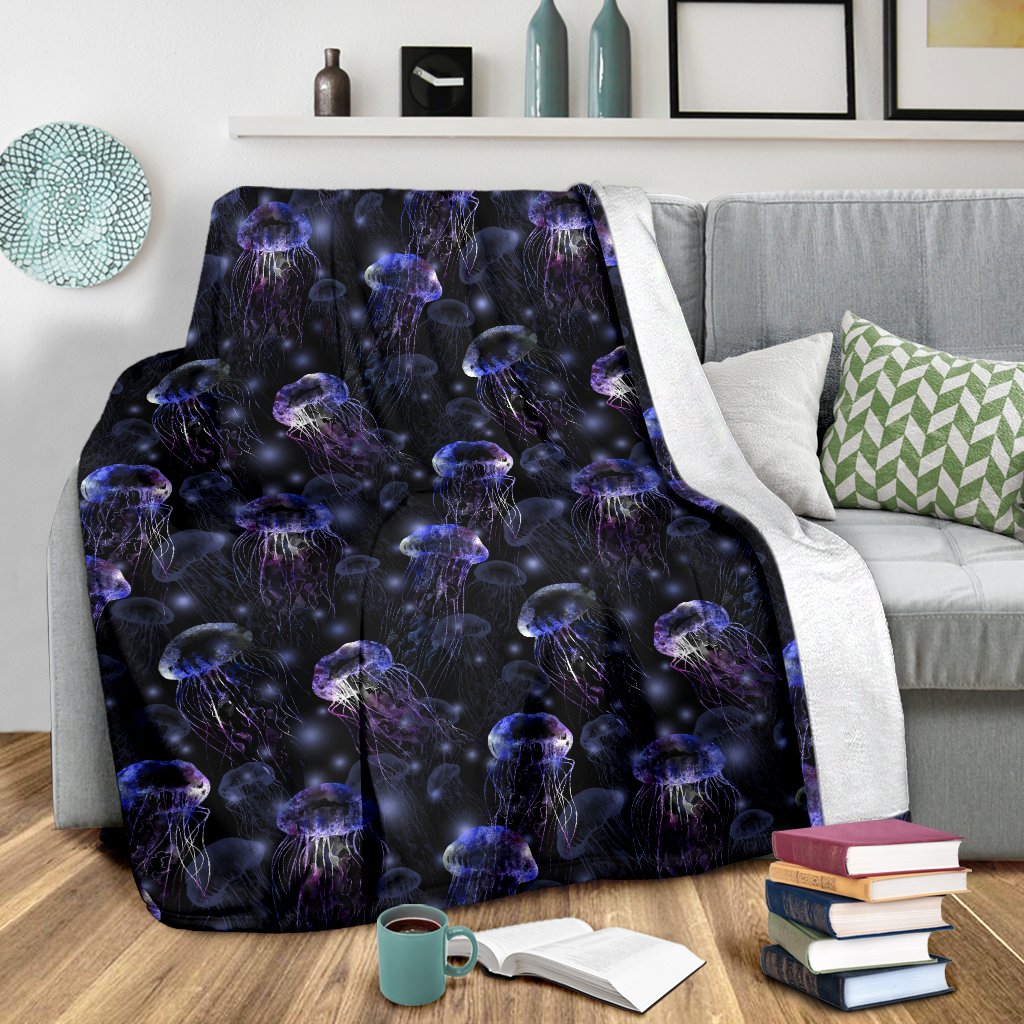 Jellyfish Themed Fleece Blanket