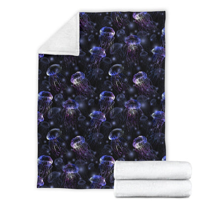 Jellyfish Themed Fleece Blanket
